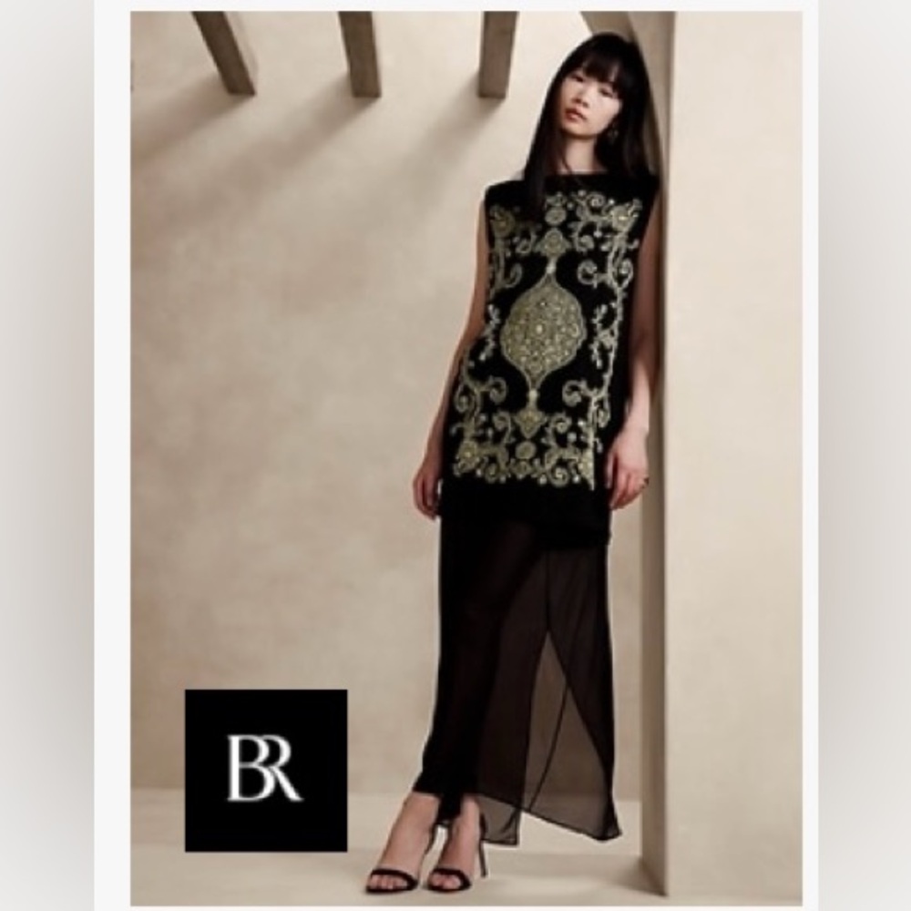 Embroidered Maxi Dress